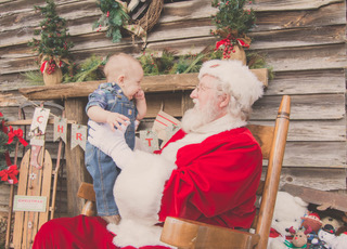 Santa Bob with Baby