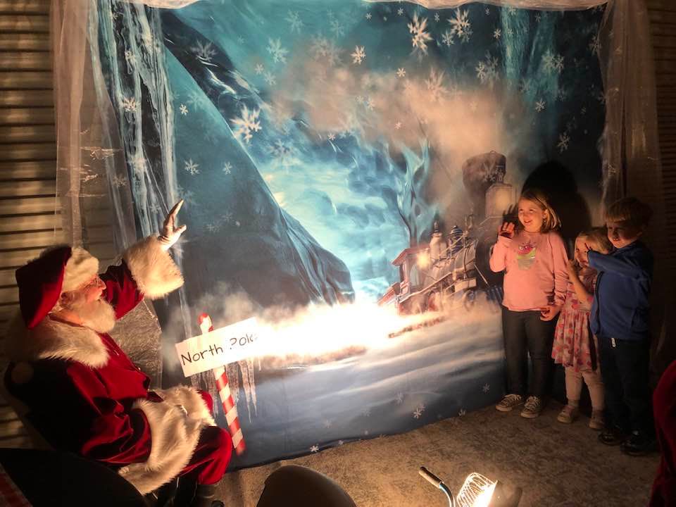 Santa at North Pole